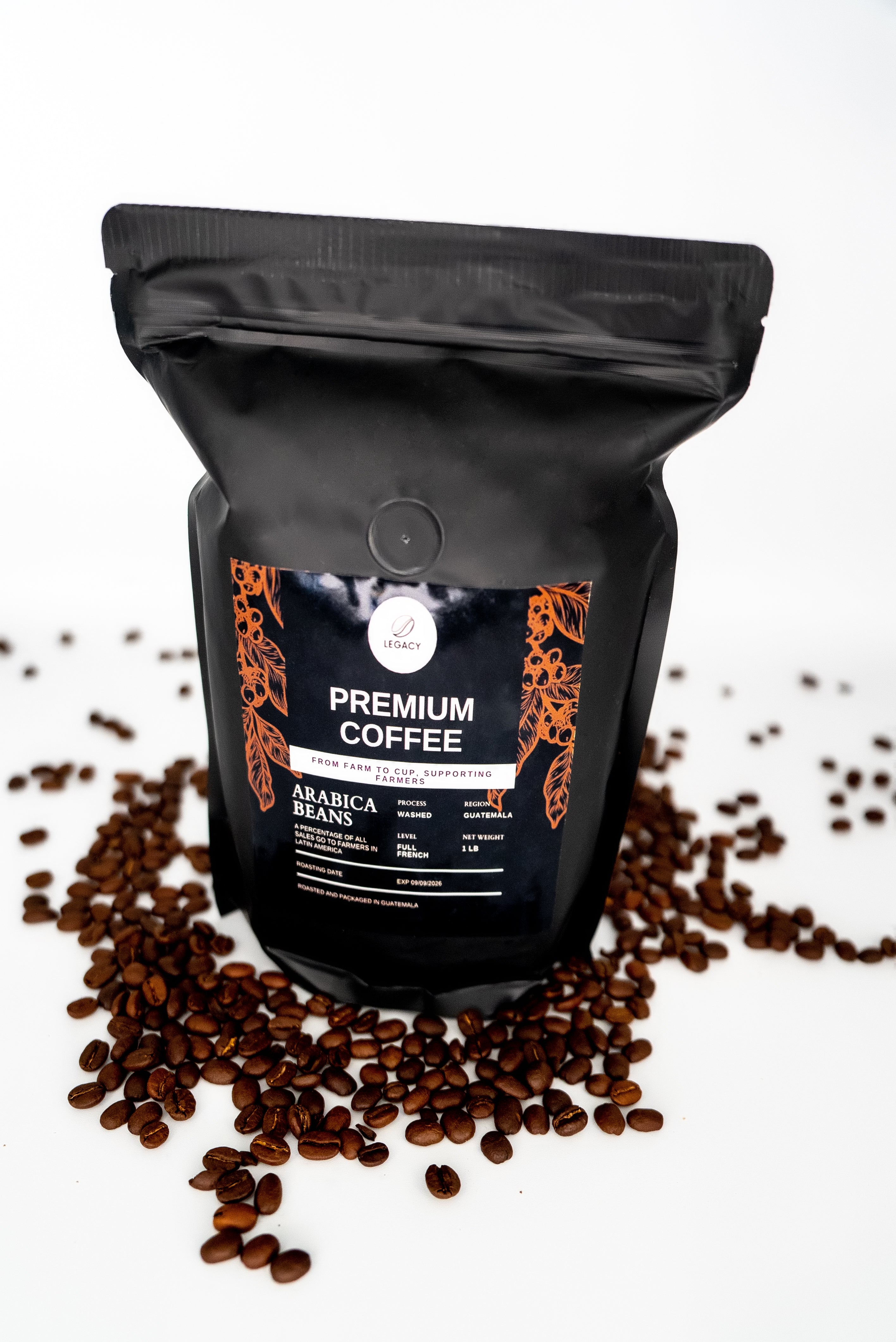 1 LB Full French Roast PREMIUM: Antigua, Guatemala