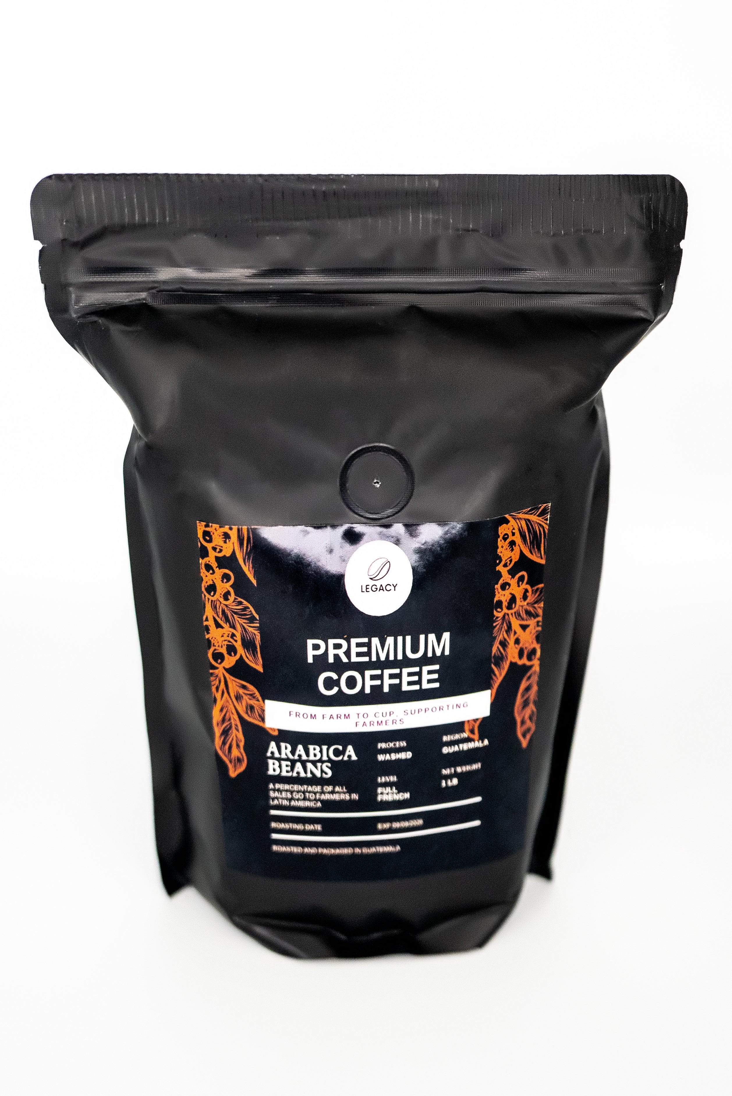 1 LB Full French Roast PREMIUM: Antigua, Guatemala